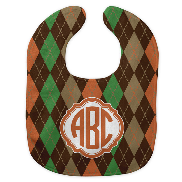 Brown Argyle New Bib Flat Approval