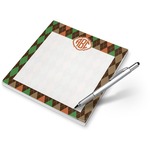 Brown Argyle Notepad (Personalized)