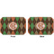 Brown Argyle Octagon Placemat - Double Print Front and Back