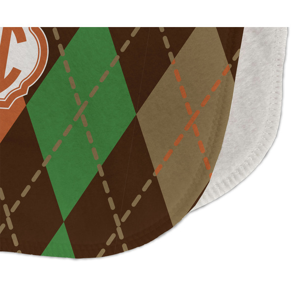 Brown Argyle Old Burp Detail