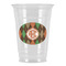 Brown Argyle Party Cups - 16oz (Personalized)