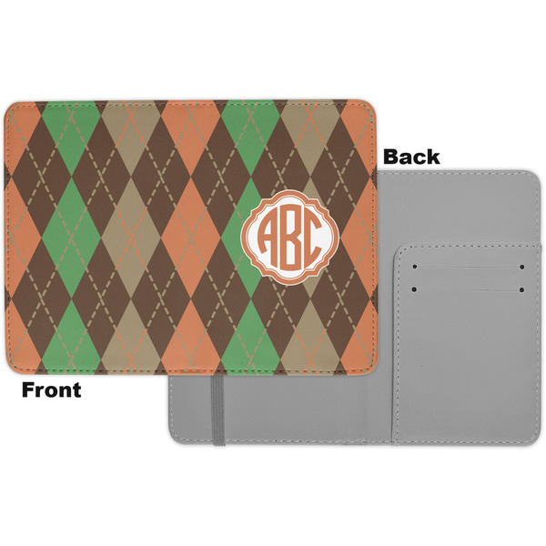 Brown Argyle Passport Holder - Apvl