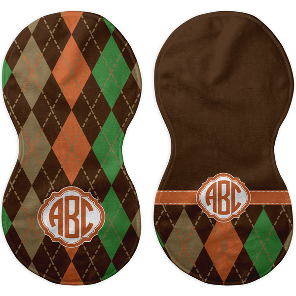 Brown Argyle Peanut Shaped Burps - Approval