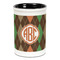 Brown Argyle Ceramic Pencil Holders - Black