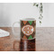 Brown Argyle Personalized Coffee Mug - Lifestyle