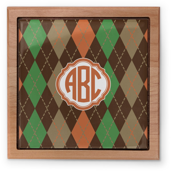 Brown Argyle Pet Urn - Apvl