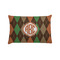 Brown Argyle Pillow Case - Standard w/ Monogram
