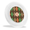 Brown Argyle Plastic Party Dinner Plates - Main/Front