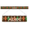 Brown Argyle Plastic Ruler - 12" (Personalized)