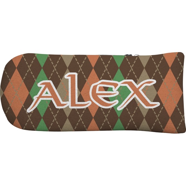 Brown Argyle Putter Cover (Front)