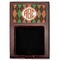 Brown Argyle Red Mahogany Sticky Note Holder - Flat