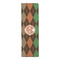 Brown Argyle Runner Rug - 2.5'x8' w/ Monograms