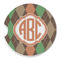 Brown Argyle Sandstone Car Coaster - Single
