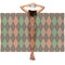 Brown Argyle Sheer Sarong
