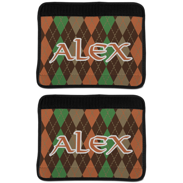 Brown Argyle Seat Belt Cover (APPROVAL Update)