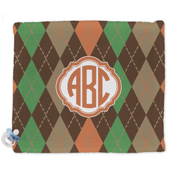 Brown Argyle Security Blanket - Single Sided (Personalized)