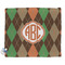 Brown Argyle Security Blanket (Personalized)