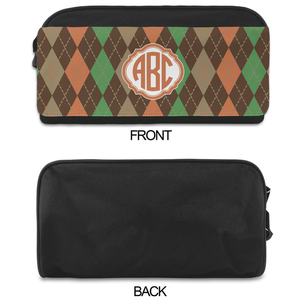 Brown Argyle Shoe Bags - APPROVAL