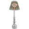 Brown Argyle Small Chandelier Lamp - LIFESTYLE (on candle stick)