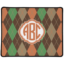 Brown Argyle Large Gaming Mouse Pad - 12.5" x 10" (Personalized)