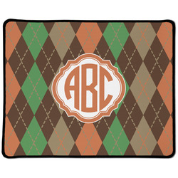 Brown Argyle Large Gaming Mouse Pad - 12.5" x 10" (Personalized)