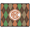 Brown Argyle Large Gaming Mouse Pad - 12.5" x 10" (Personalized)