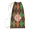 Brown Argyle Laundry Bags - Small (Personalized)