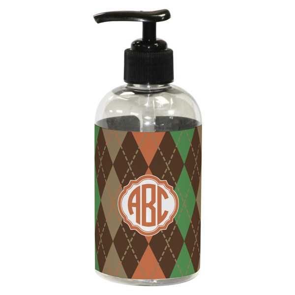 Brown Argyle Small Soap/Lotion Bottle