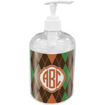 Brown Argyle Acrylic Soap & Lotion Bottle (Personalized)