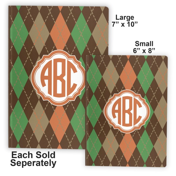 Brown Argyle Soft Cover Journal - Compare