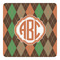 Brown Argyle Square Decal