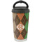 Brown Argyle Stainless Steel Coffee Tumbler (Personalized)