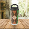 Brown Argyle Stainless Steel Travel Cup Lifestyle