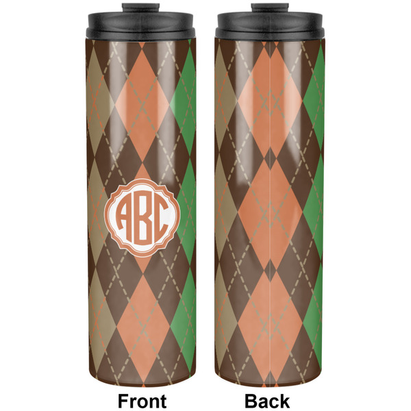 Brown Argyle Stainless Steel Tumbler 20 Oz - Approval