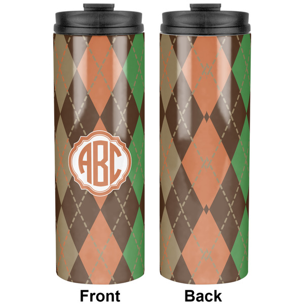Brown Argyle Stainless Steel Tumbler - Apvl
