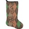 Brown Argyle Holiday Stocking - Neoprene (Personalized)