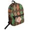 Brown Argyle Student Backpack (Personalized)