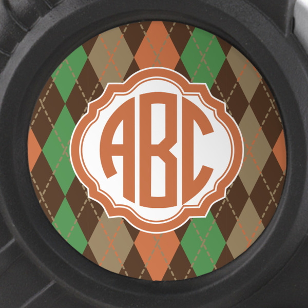 Brown Argyle Tape Measure - 25ft - detail