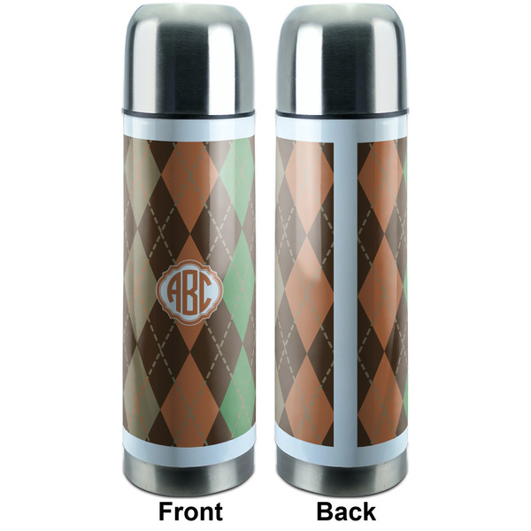 Brown Argyle Thermos - Apvl