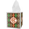 Brown Argyle Tissue Box Cover (Personalized)