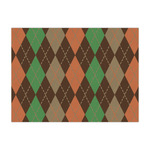 Brown Argyle Tissue Paper Sheets - Large - Heavyweight