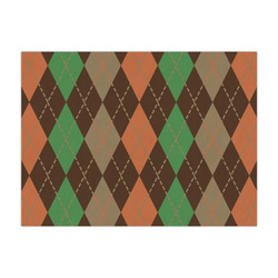 Brown Argyle Large Tissue Papers Sheets - Heavyweight