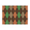 Brown Argyle Tissue Paper - Heavyweight - Large - Front