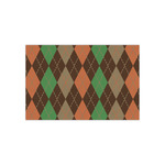Brown Argyle Tissue Paper Sheets - Small - Heavyweight