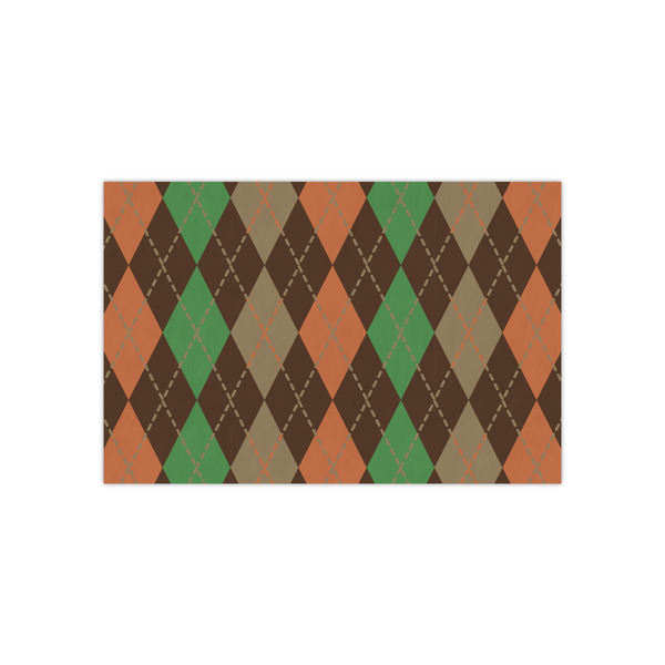 Custom Brown Argyle Small Tissue Papers Sheets - Heavyweight
