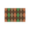 Brown Argyle Tissue Paper - Heavyweight - Small - Front
