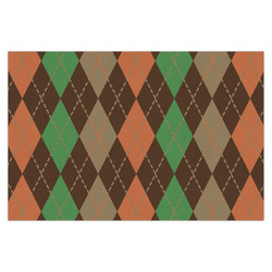 Brown Argyle X-Large Tissue Papers Sheets - Heavyweight