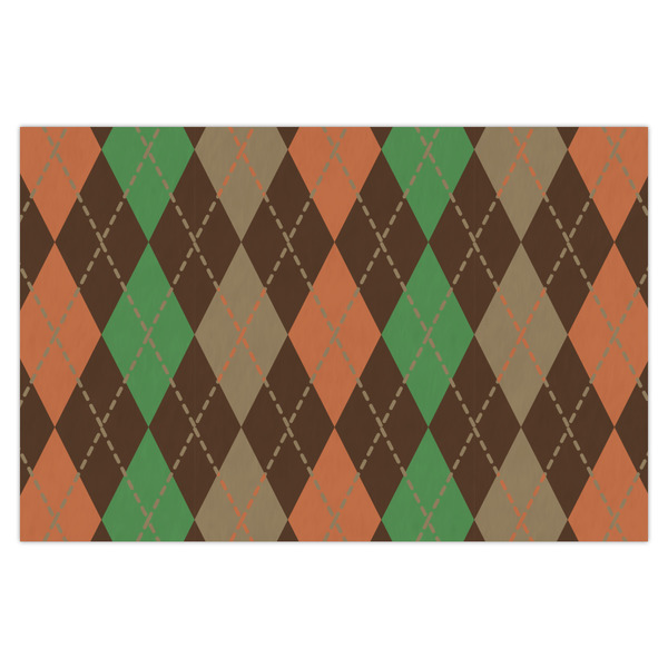 Custom Brown Argyle X-Large Tissue Papers Sheets - Heavyweight