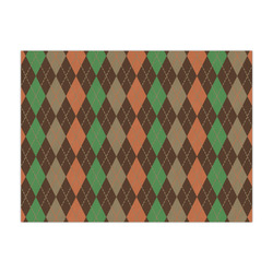 Brown Argyle Large Tissue Papers Sheets - Lightweight