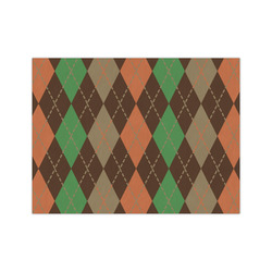 Brown Argyle Tissue Paper Sheets - Medium - Lightweight